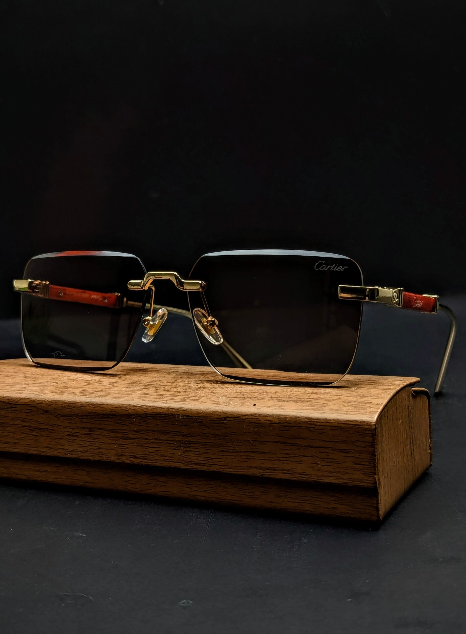 C a r t i e r Premium quality Luxury Rimless Sunglass| - Image 3