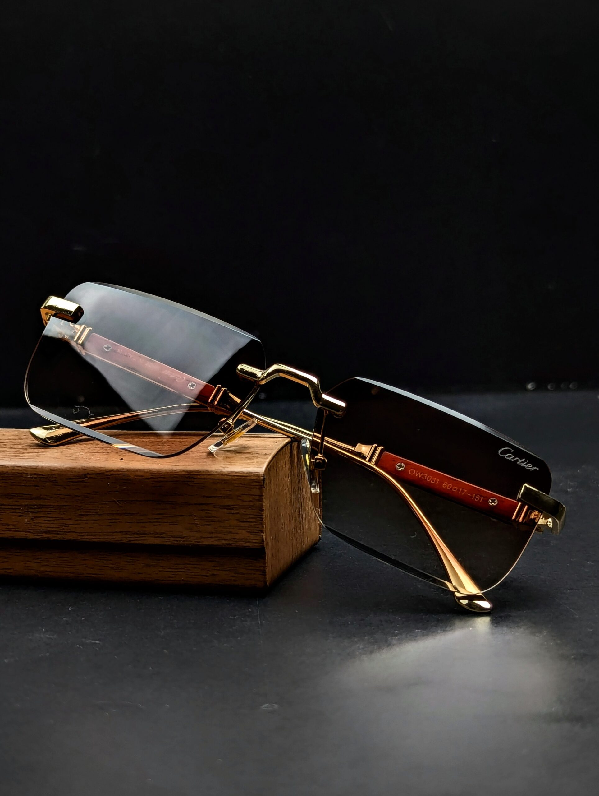 C a r t i e r Premium quality Luxury Rimless Sunglass| - Image 5
