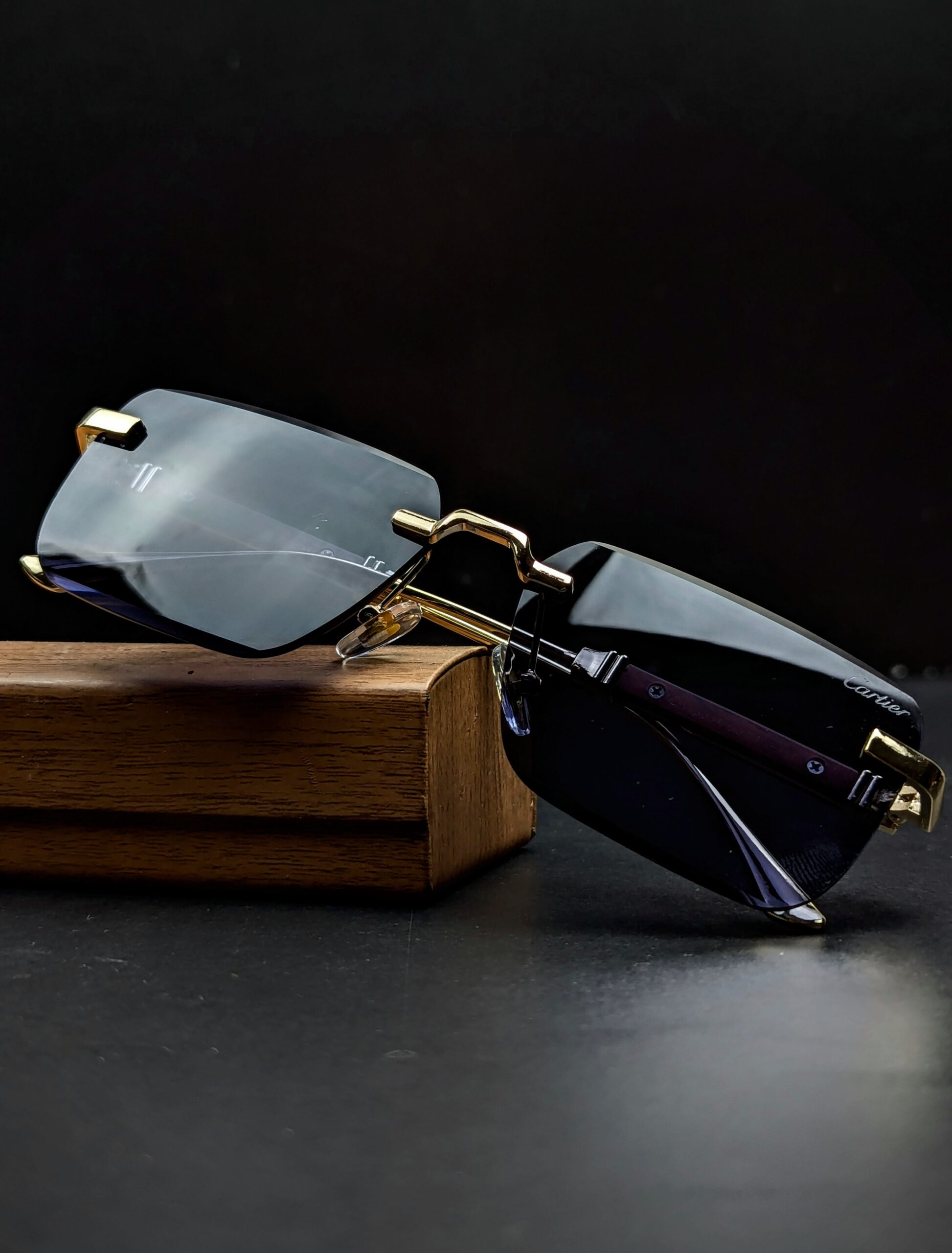 C a r t i e r Premium quality Luxury Rimless Sunglass| - Image 4