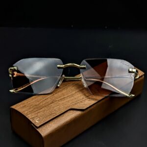 C a r t i e r Premium quality Luxury Rimless Sunglass|