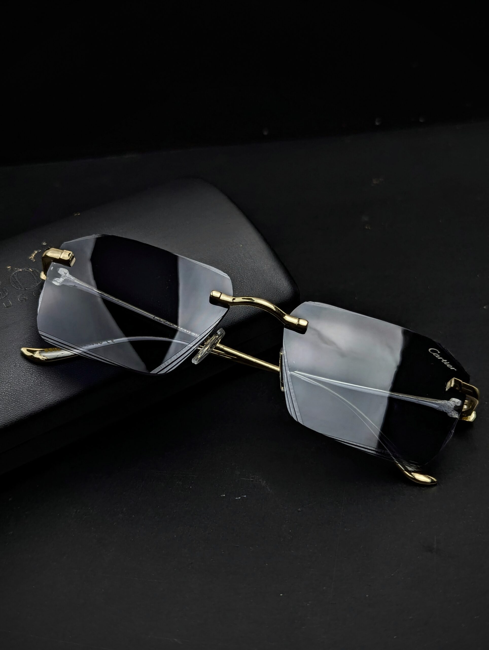 C a r t i e r Premium quality Luxury Rimless Sunglass| - Image 3