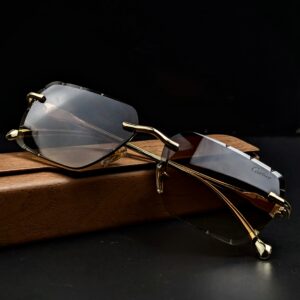 C a r t i e r Luxury Rimless Sunglass|