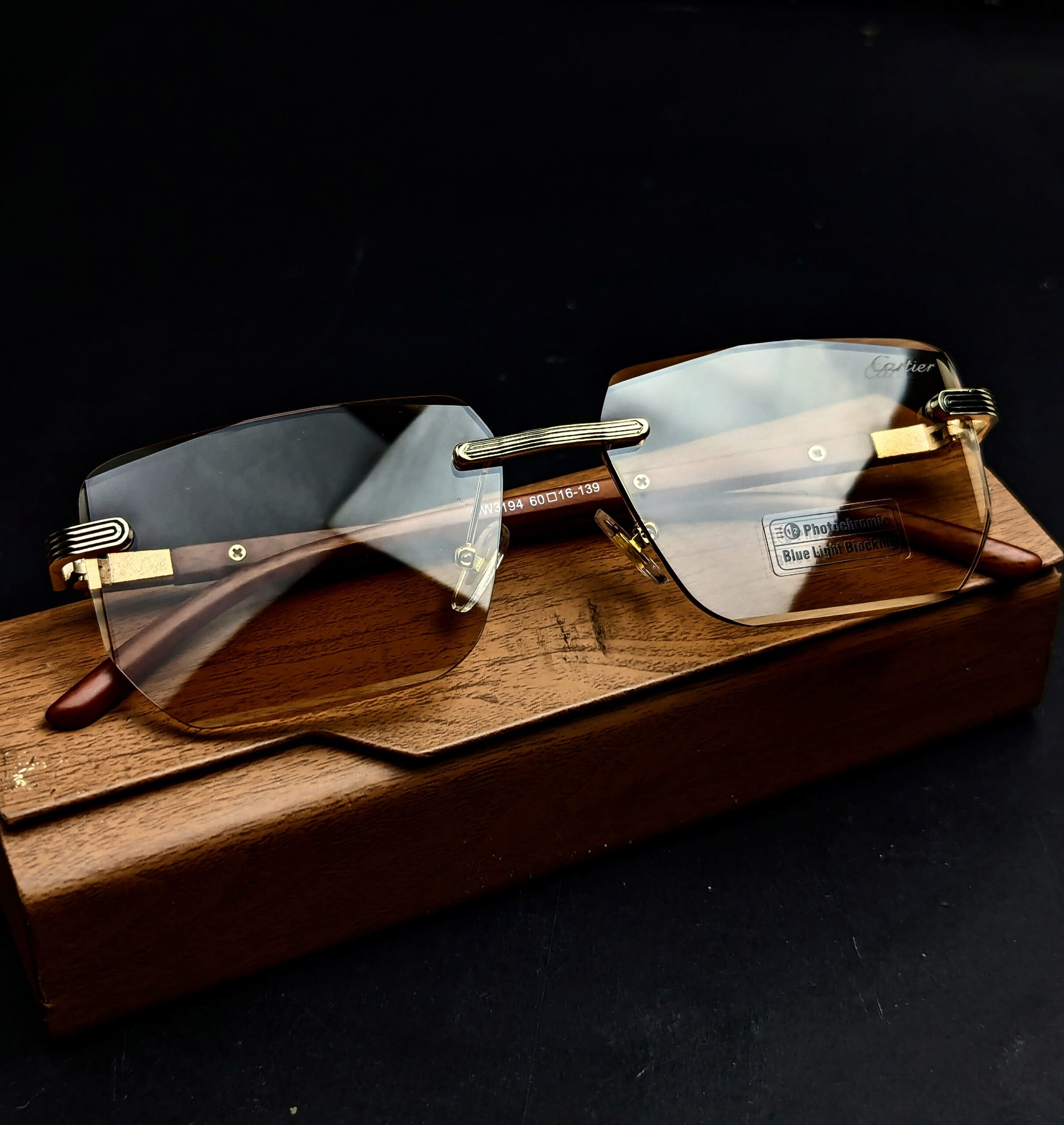 ~C A R T I E R~styles premium quality photocromic blue light blocking eyeglasses|👁️