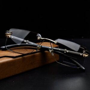 Cartier Rimless Anti Blue Light Blocking Reading Presbyopia photochromic Eyeglasses।