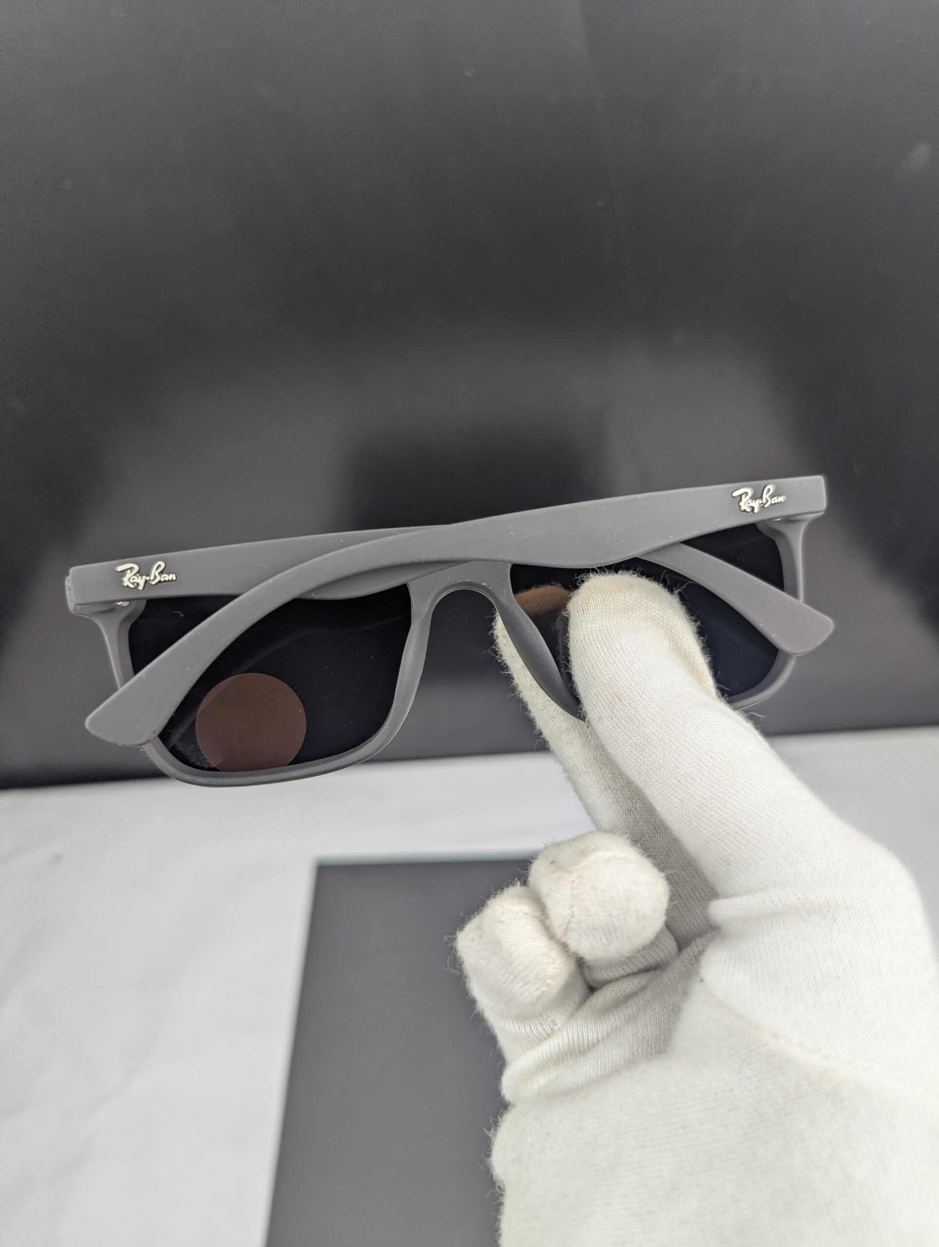 Classic Matte Black Polarized Square Sunglasses - Image 5