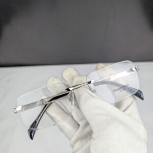 Premium Maybach Luxury Rimless Photochromic Sunglasses – Silver & Black