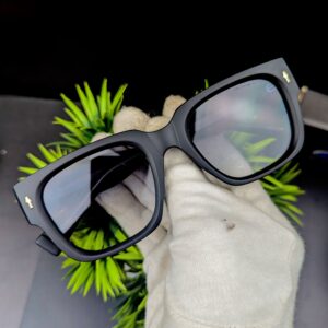 Premium Matte Black Square Sunglasses for Men & Women (Unisex)