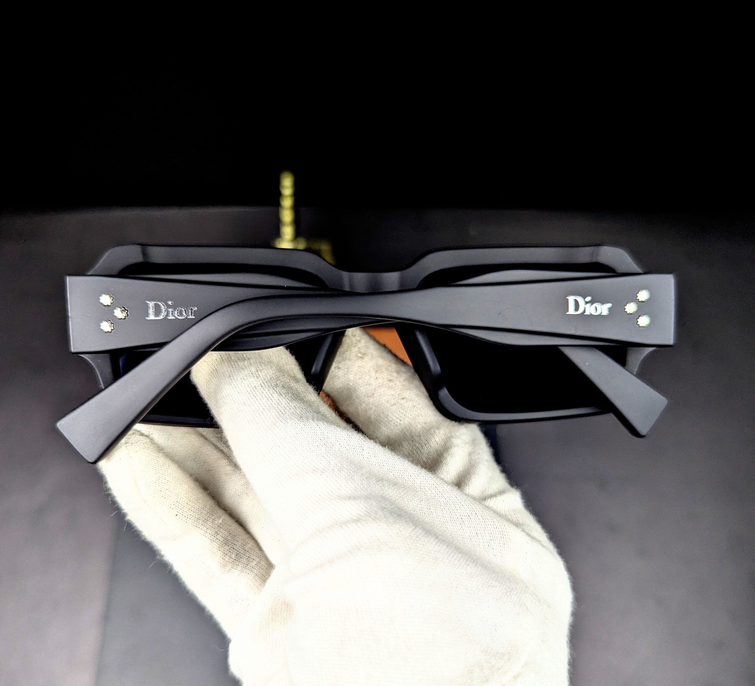 Dior Matte Black Square Sunglasses – Men’s Designer Eyewear - Image 5