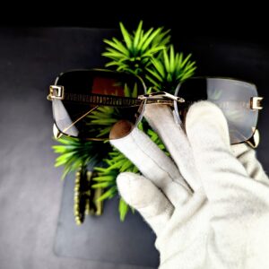 Premium Luxury Rimless Gradient Sunglasses for Men