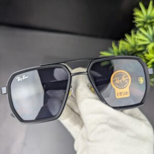 Ray-Ban Scuderia Ferrari Edition Double Bridge Square Sunglasses