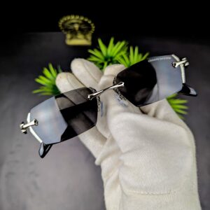 Chrome Hearts Luxury Rimless Gradient Sunglasses for Men & Women