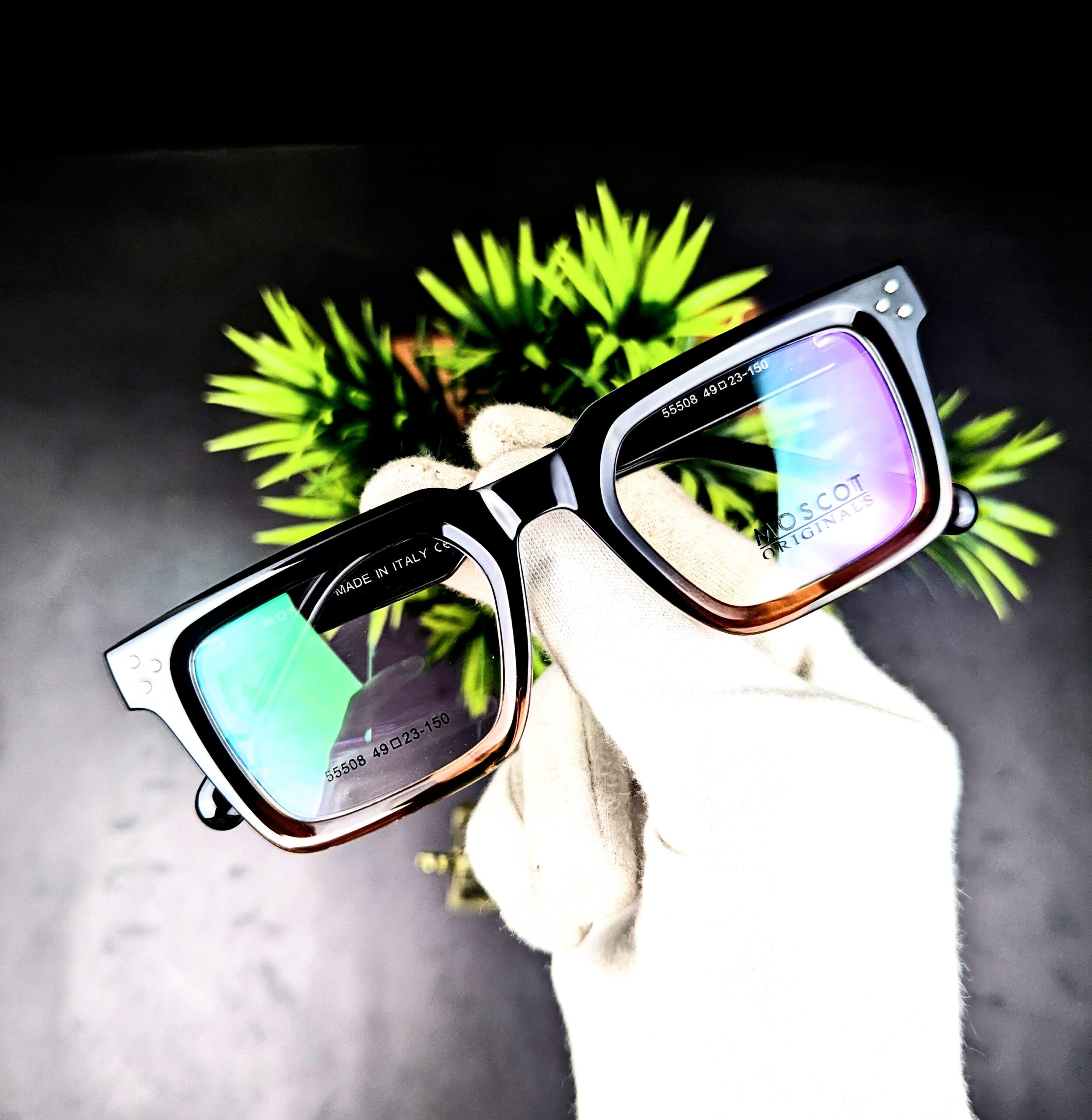 MOSCOT Originals Rectangular Gradient Eyeglasses - Image 4